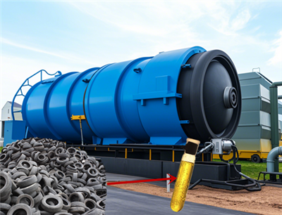 צמח פירוליזה של צמיגי גרוטאות